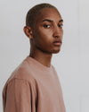 BASERANGE Crew neck long sleeve T-shirt France BAS-TOBL-CO-WI24-GARNET ORANGE